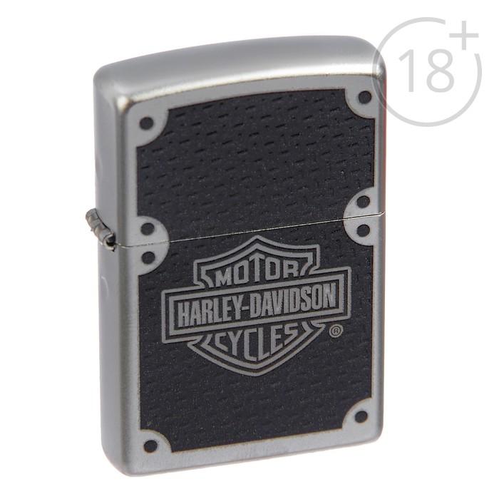 Зажигалка ZIPPO 24025 Harley-Davidson с покрытием Satin Chrome