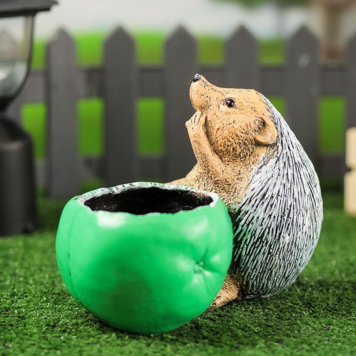 Кашпо "Ёж с горшком"