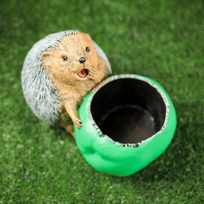 Кашпо "Ёж с горшком"