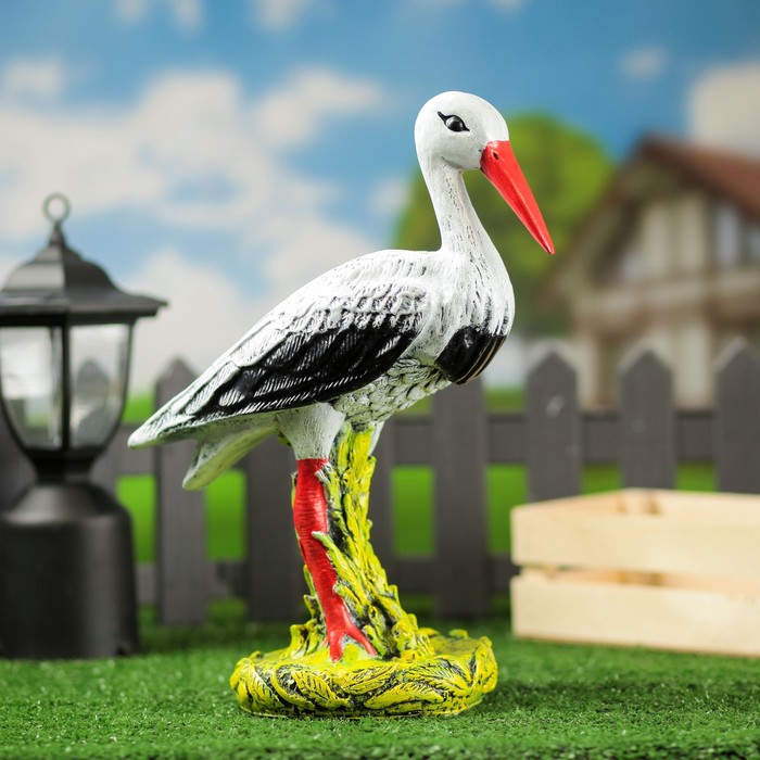 Садовая фигура "Аист"
