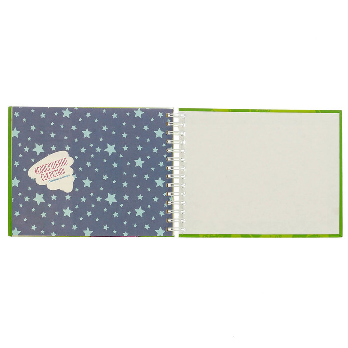 Анкета для девочек на гребне с наклейками "Анкета для крутых девчонок", А6, твёрдая обложка, 60 страниц