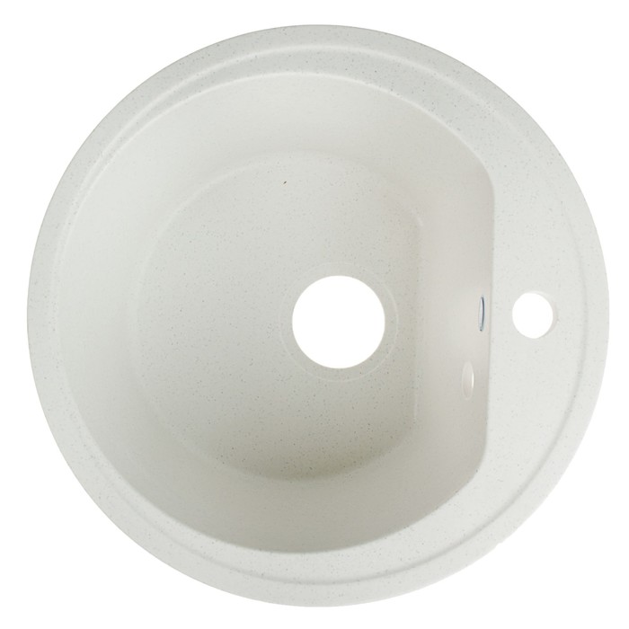 Мойка кухонная из литьевого мрамора Polygran F-05, белая