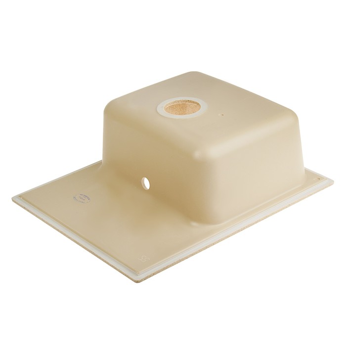 Мойка кухонная из литьевого мрамора Polygran F-07, песочная