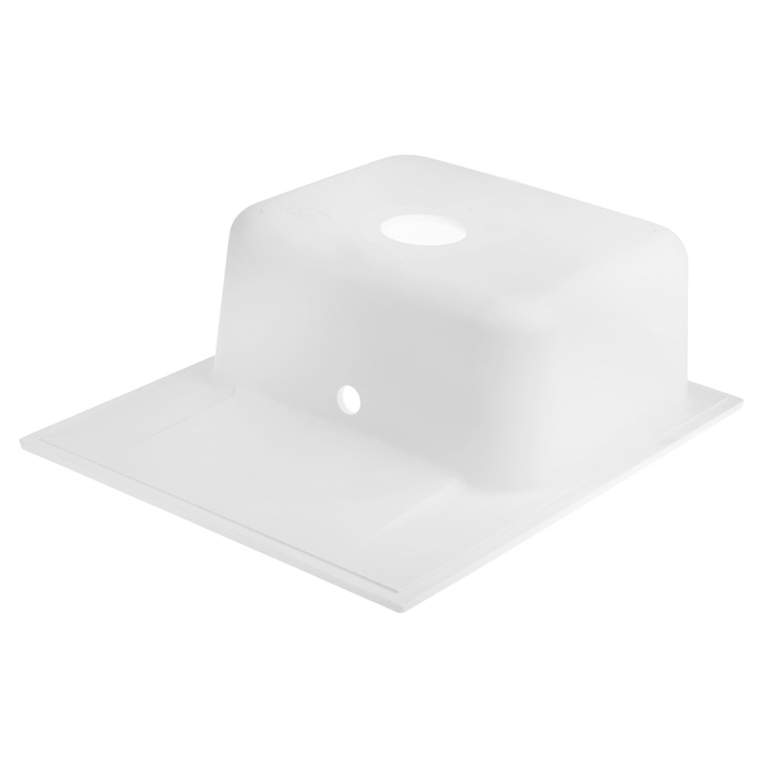 Мойка кухонная из литьевого мрамора Polygran F-07, белая