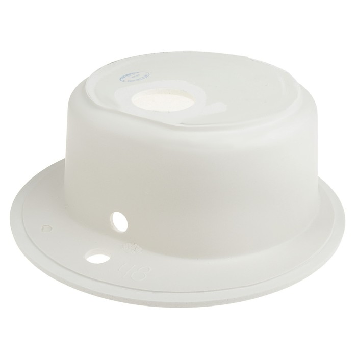 Мойка кухонная из литьевого мрамора Polygran F-08, белая