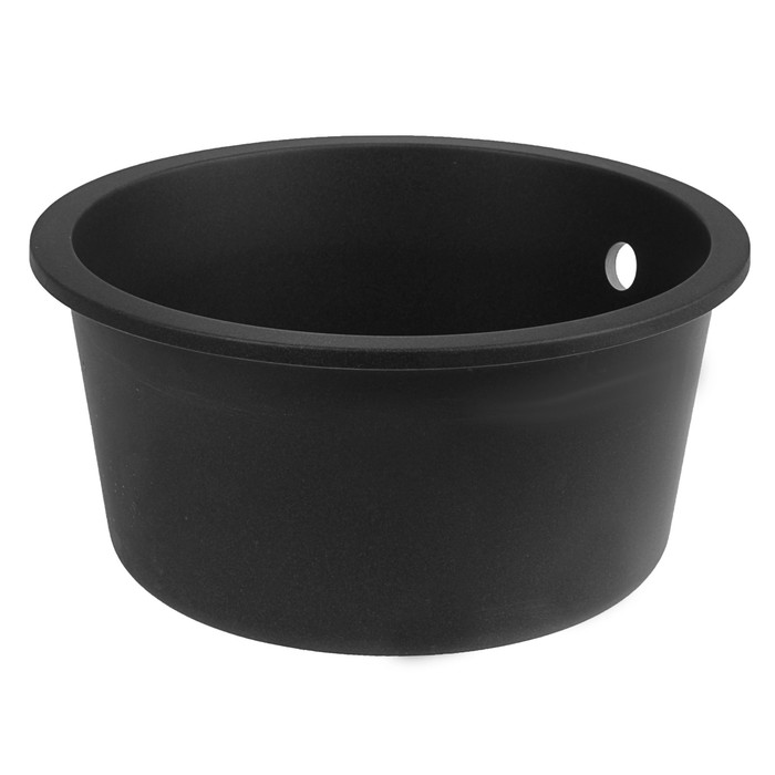 Мойка кухонная из кварца TOLERO R-104, чёрная