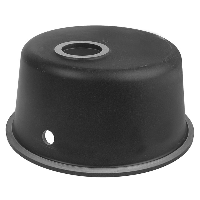 Мойка кухонная из кварца TOLERO R-104, чёрная