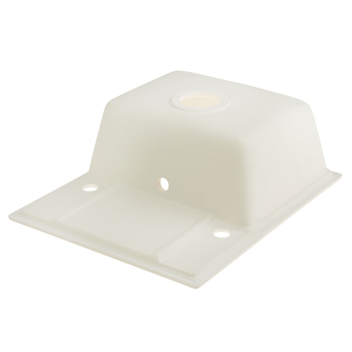 Мойка кухонная из кварца TOLERO R-107, белая