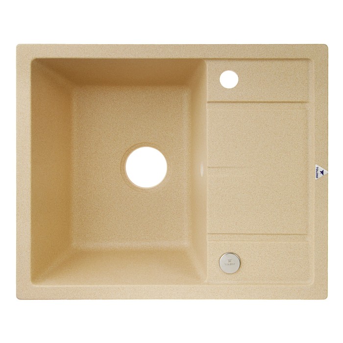 Мойка кухонная из кварца TOLERO R-107, бежевая