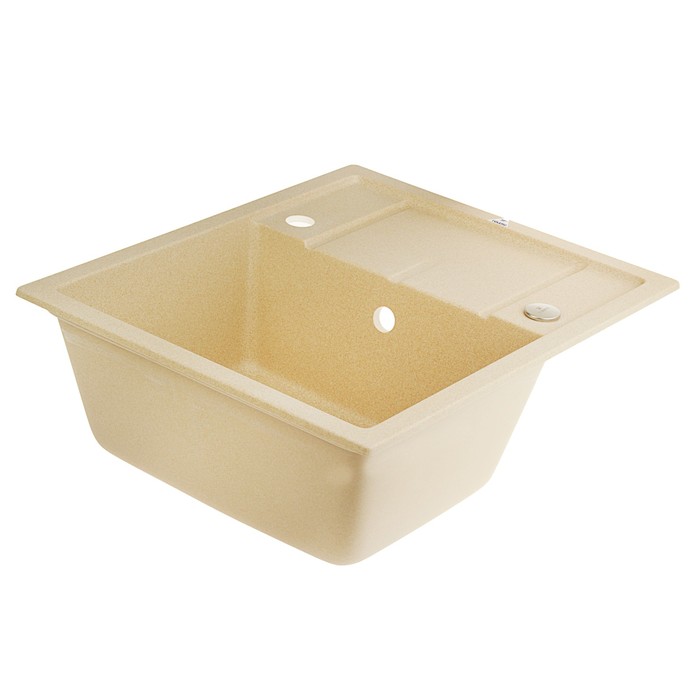 Мойка кухонная из кварца TOLERO R-107, бежевая