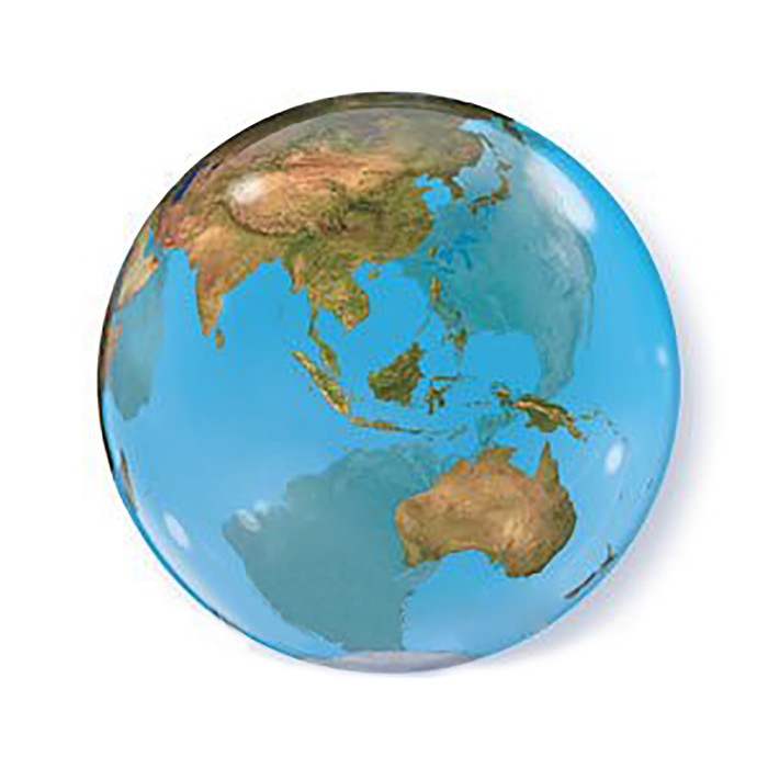 Шар полимерный 22" "BUBBLE Планета Земля" Q