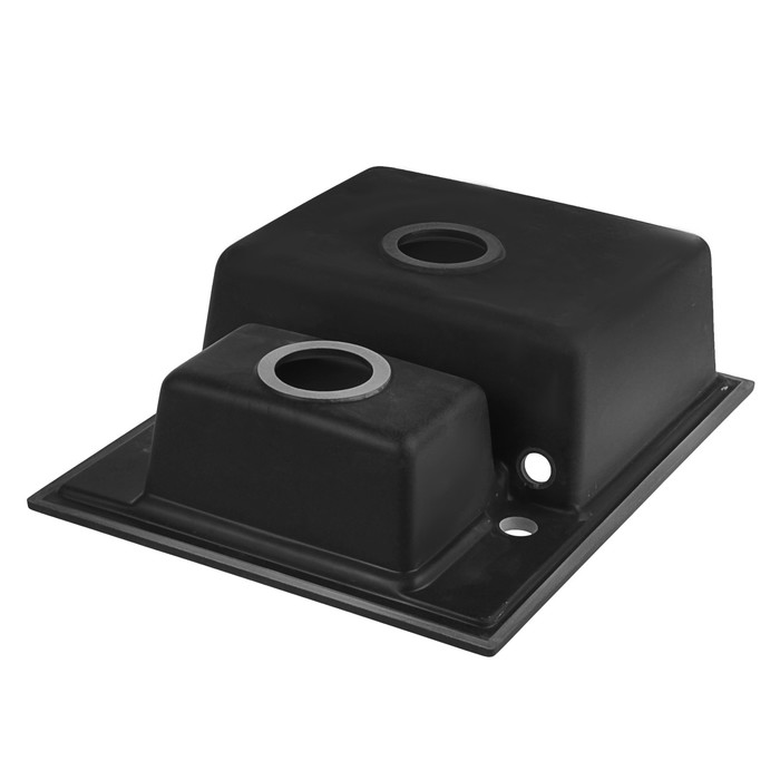 Мойка кухонная из кварца TOLERO R-109, чёрная