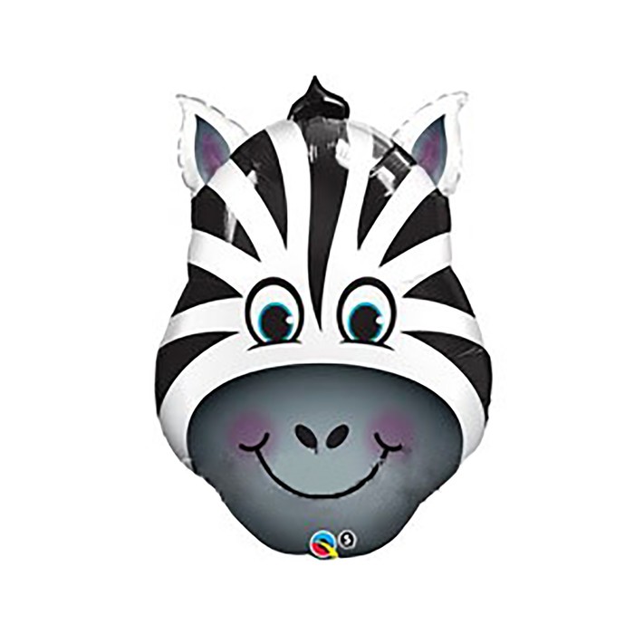 Шар полимерный 32" "Зебра голова" Q