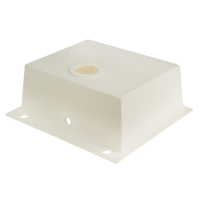 Мойка кухонная из кварца TOLERO R-111, белая