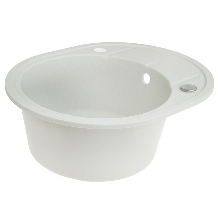 Мойка кухонная из кварца TOLERO R-122, серый металлик