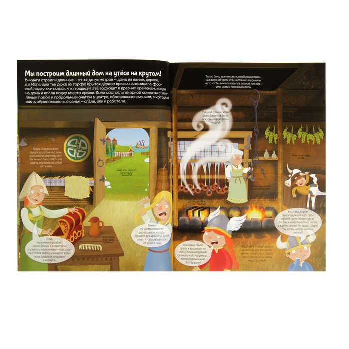 История в наклейках. Познаю, играя! Викинги