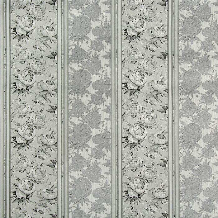 Обои дуплексные 6810 «Пионы», серые, 0.53 х 10 м