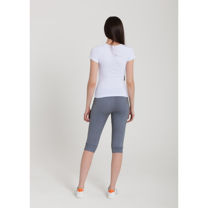 Бриджи женские, цвет серый, размер 50