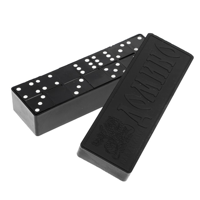 Настольная игра 3 в 1 "Русские игры": шахматы, лото, домино (доска микрогофра 40х40 см)