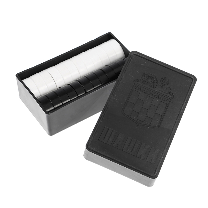 Настольная игра 2 в 1 "Русские игры": шахматы, шашки (доска микрогофра 40х40 см)