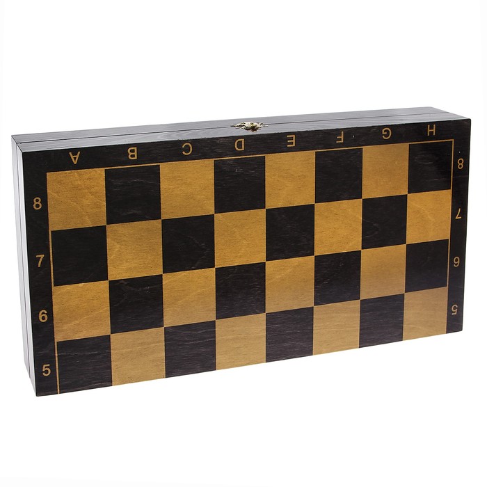 Шахматы "Айвенго" (доска дерево 40х40 см фигуры пластик, король h=9.5 см)