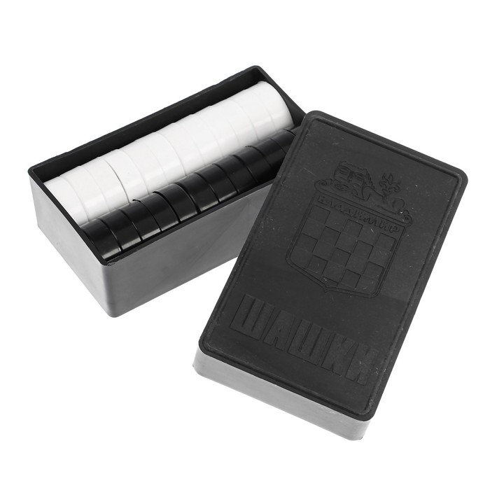 Настольная игра 2 в 1 "Черное золото": шахматы, шашки (доска дерево 40х40 см)