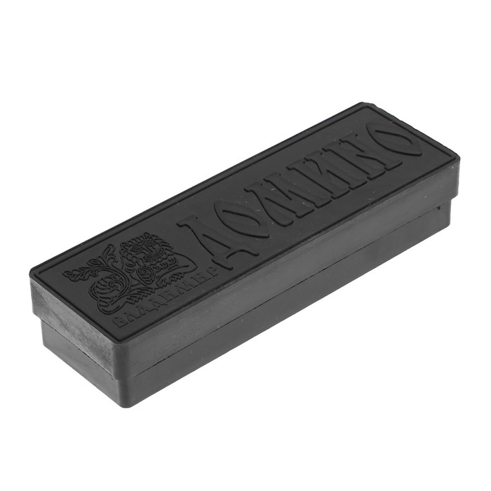 Настольная игра 3 в 1 "Черное золото": шашки, домино, шахматы (доска дерево 40х40 см)