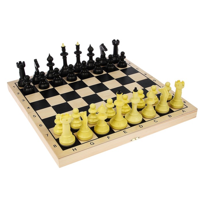 Настольная игра 3 в 1 "Классика": шашки, нарды, шахматы "Айвенго" (доска дерево 40х40 см)