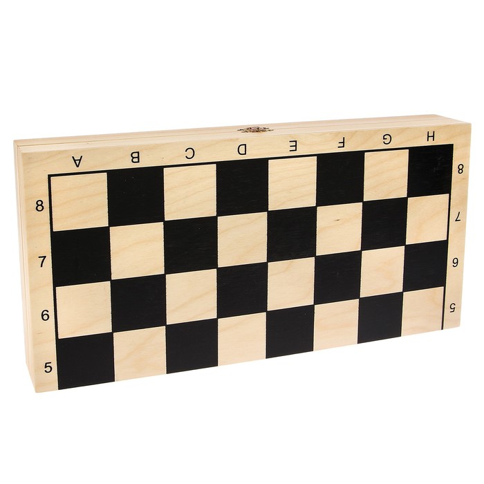 Настольная игра 3 в 1 "Классика": шашки, нарды, шахматы "Айвенго" (доска дерево 40х40 см)