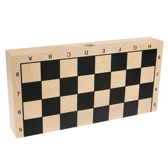 Настольная игра 4 в 1 "Классика": шашки, нарды, домино, шахматы "Айвенго" (доска 40х40 см)