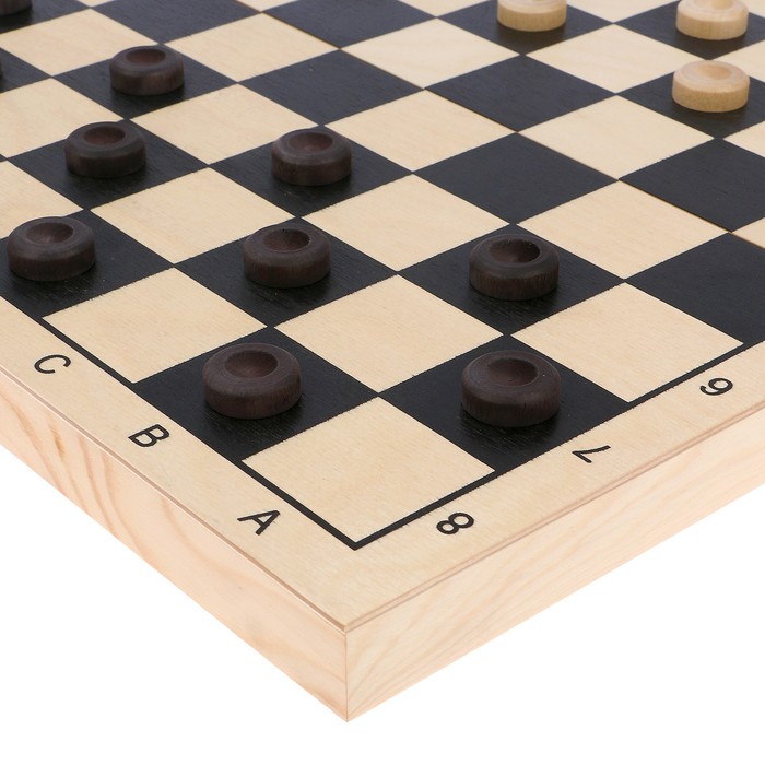 Настольная игра 4 в 1 "Классика": шашки, нарды, домино, шахматы "Айвенго" (доска 40х40 см)