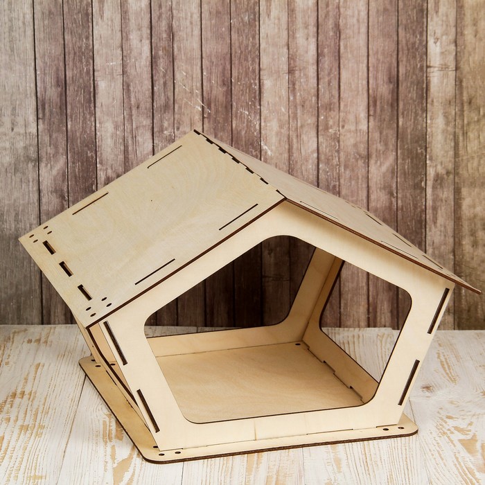 Кормушка для птиц, 25 × 27 × 22 см, разборная