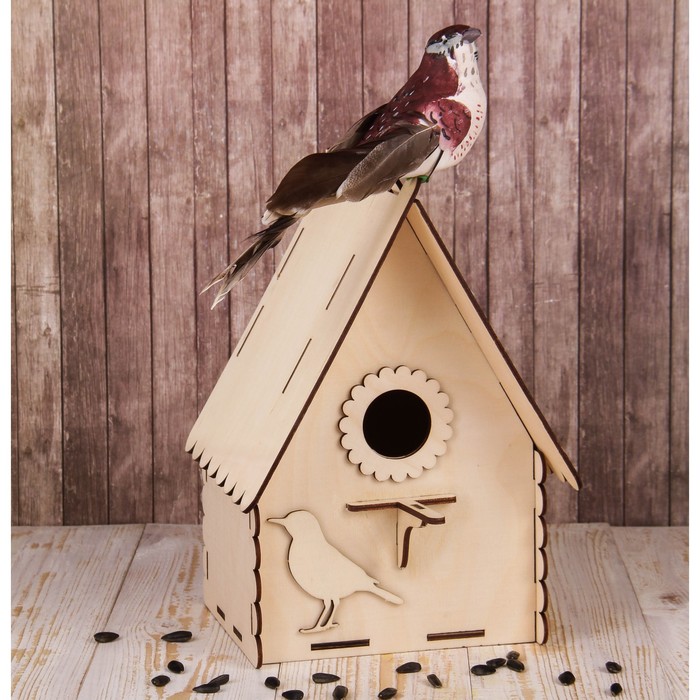 Скворечник, 17 × 17 × 24 см, разборный