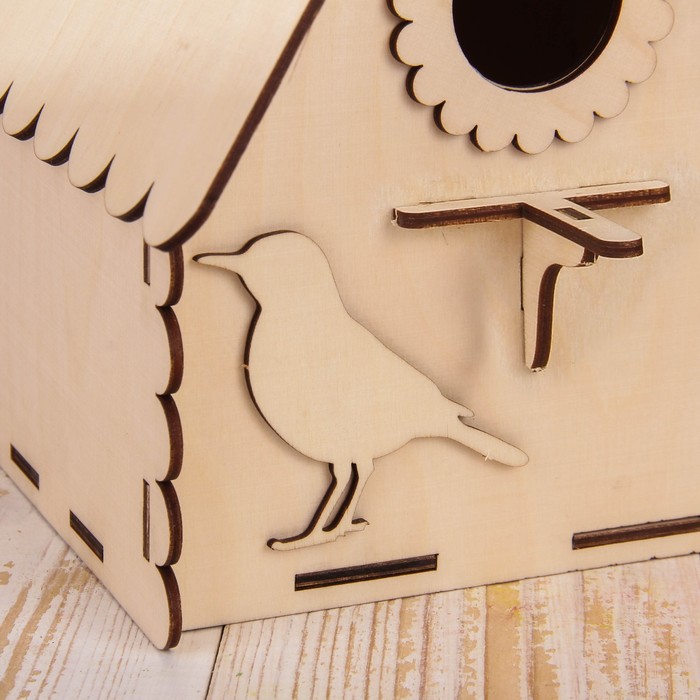 Скворечник, 17 × 17 × 24 см, разборный