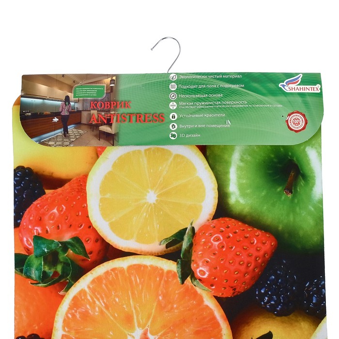 Коврик универсальный, антистресс 51х122 см "Фрукты"
