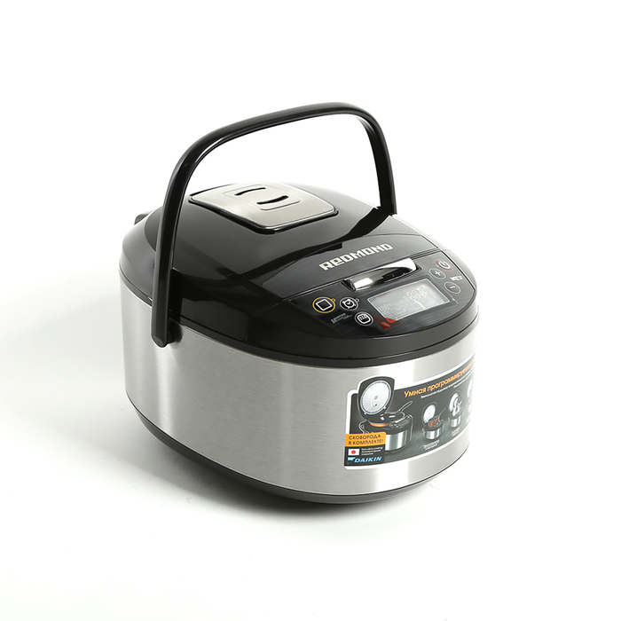 Мультиварка Redmond RMK-M452, 5 л, 860 Вт, черный/серебристый