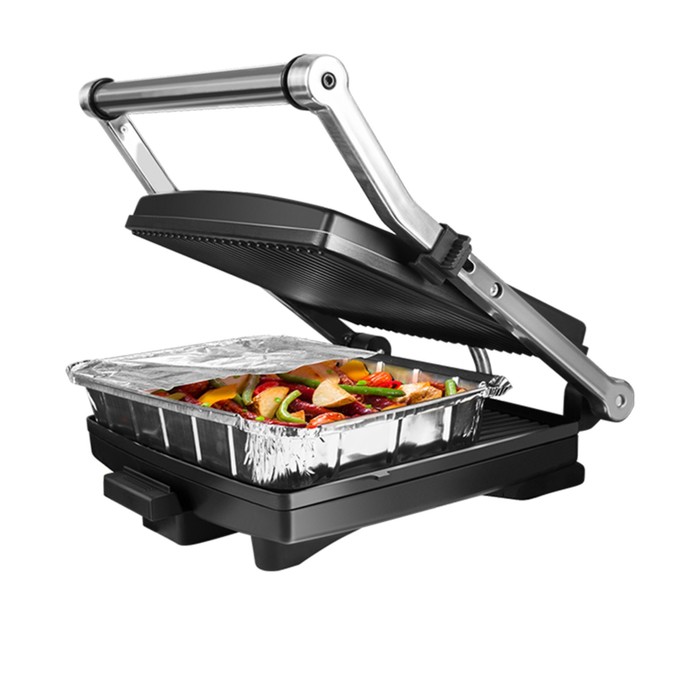 

Электрогриль Redmond RGM-M800, 1800 Вт, антипригарное покрытие, 29.5х26.5 см