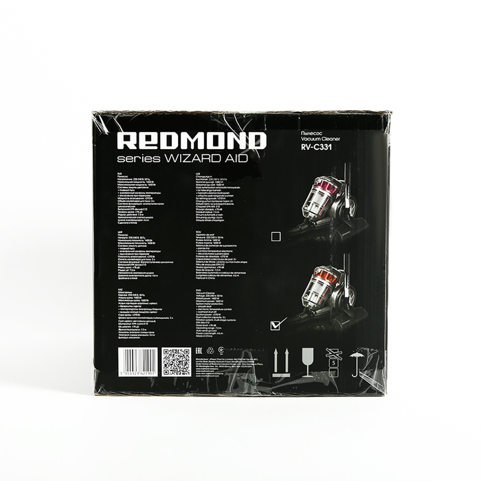 Пылесос Redmond RV-C331, 1600 Вт, мощность всасывания 320 Вт, 3 л, коричневый