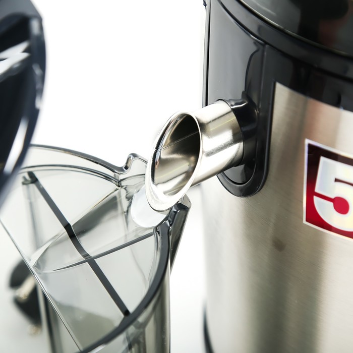 Соковыжималка Redmond RJ-M906, 700 Вт, 12500 об/мин, 2 скорости, нержавеющая сталь, пластик