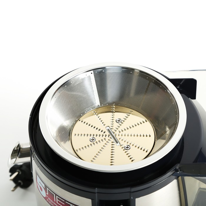 Соковыжималка Redmond RJ-M906, 700 Вт, 12500 об/мин, 2 скорости, нержавеющая сталь, пластик