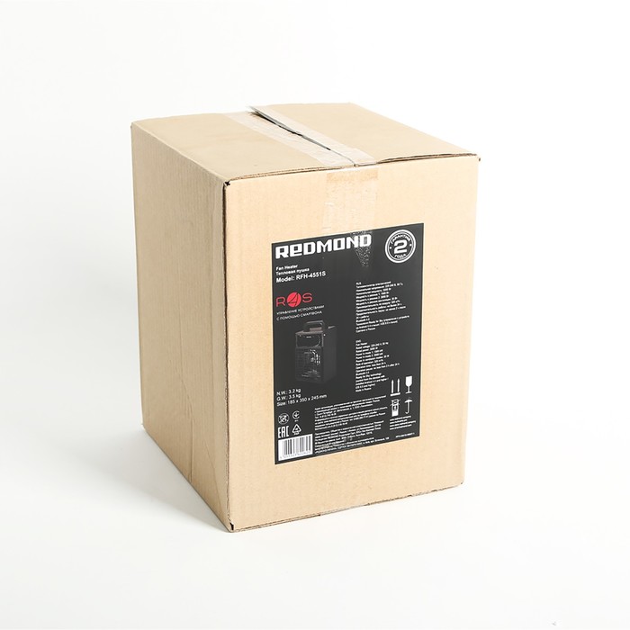 Тепловентилятор Redmond SkyHeat RFH-4551S. 3000 Вт, управление со смартфона