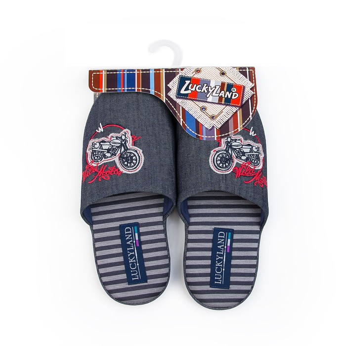 Обувь домашняя подростковая 1386T-ASC-S (синий) (р. 37)