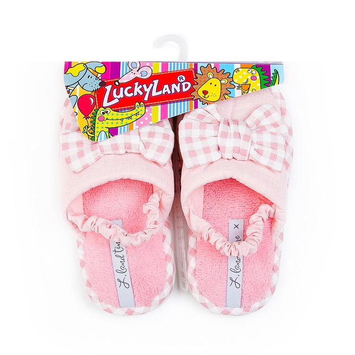 Обувь домашняя детская 2696B-LMC-W (розовый) (р. 29)