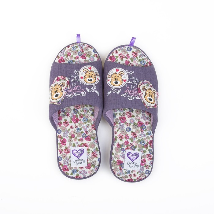 Обувь домашняя  женская 1782W-ASO-S (серый) (р. 39)