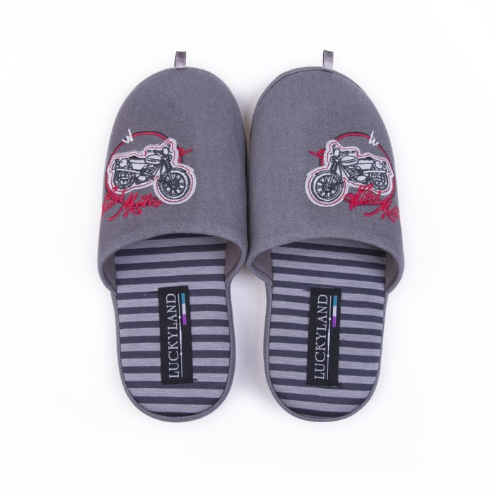 Обувь домашняя подростковая 1386T-ASC-S (серый) (р. 39)