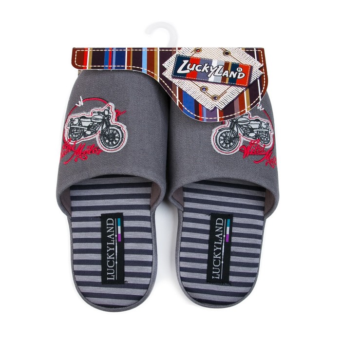 Обувь домашняя подростковая 1386T-ASC-S (серый) (р. 39)