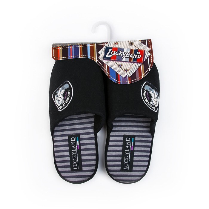 Обувь домашняя подростковая 1387T-ASC-S (чёрный) (р. 40)