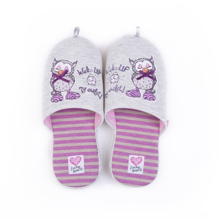 Обувь домашняя  женская 2614W-ASC-W (серый) (р. 41)