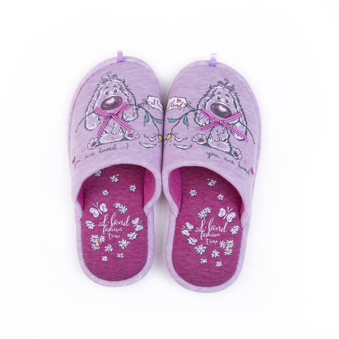 Обувь домашняя женская 2630 W-LMC-W (фиолетовый) (р. 41)