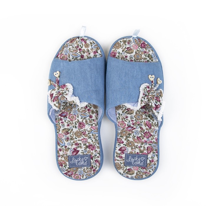 Обувь домашняя  женская 1776W-ASO-S (голубой) (р.38)